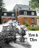 Lount Castle as it stands today (above) and the original homestead (below) as it once was.